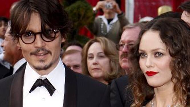 Johnny Depp y Vanessa Paradis.