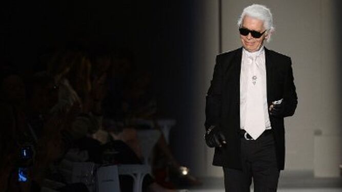 El director creativo de Chanel, Karl Lagerfeld.